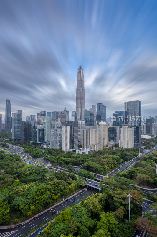 深圳福田中心区CBD风景