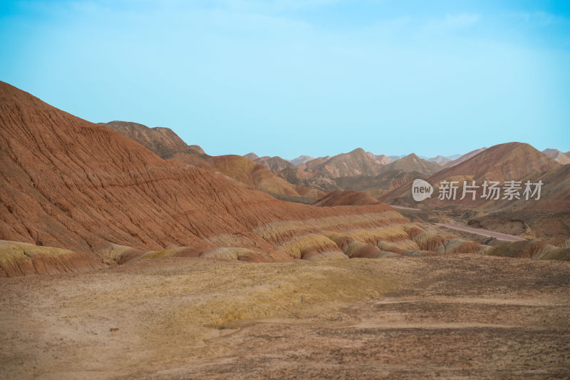 甘肃张掖七彩丹霞风景