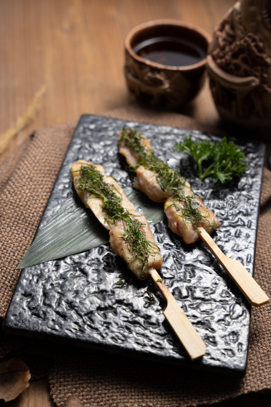 日式紫苏鸡肉串