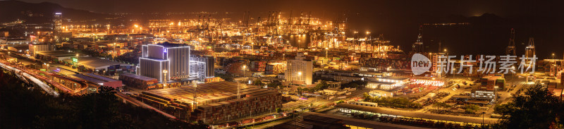 深圳盐田港夜景