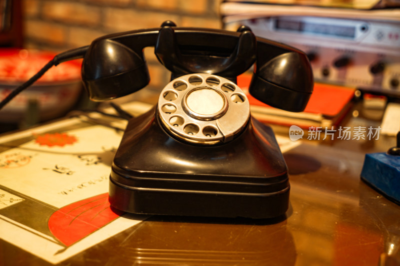 拨盘电话古董电话复古怀旧