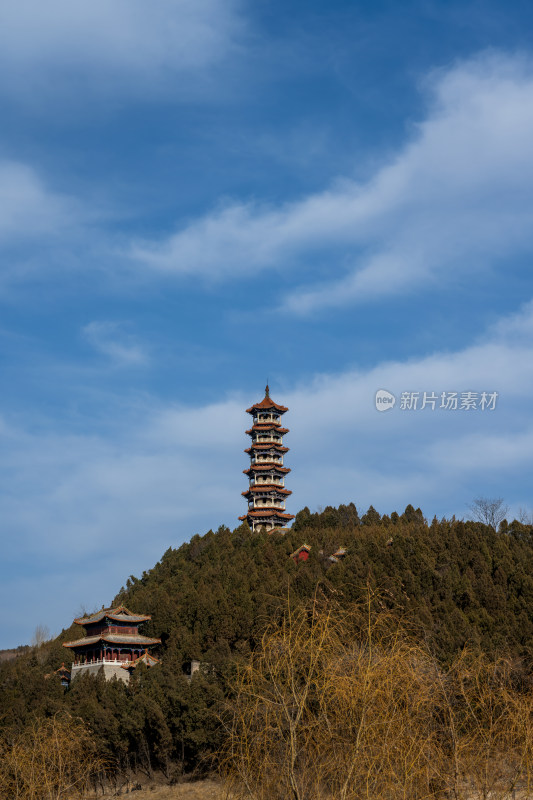 山西晋城皇城相府文峰塔