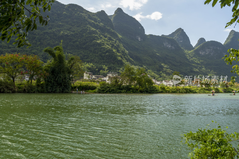 阳朔遇龙河风光