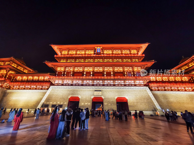 洛阳应天门夜景