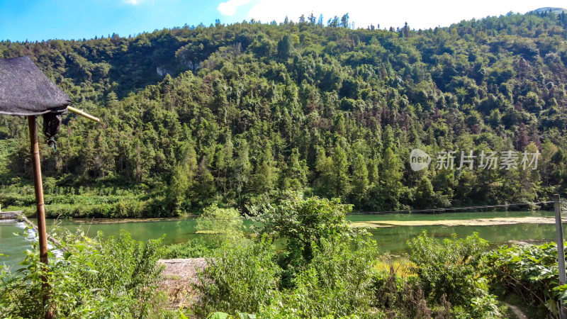 自然风光小桥流水风景