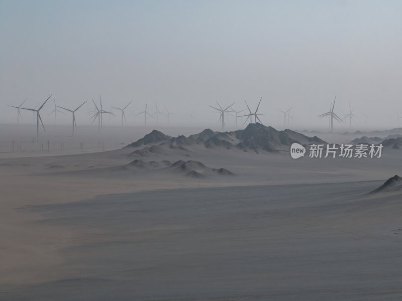 青海海西州茫崖黑独山月球基地网红高空航拍