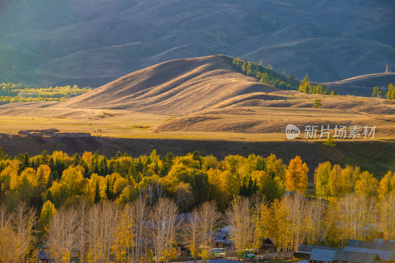 新疆北疆白哈巴秋季风光
