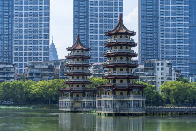 武汉江岸区宝岛公园风景