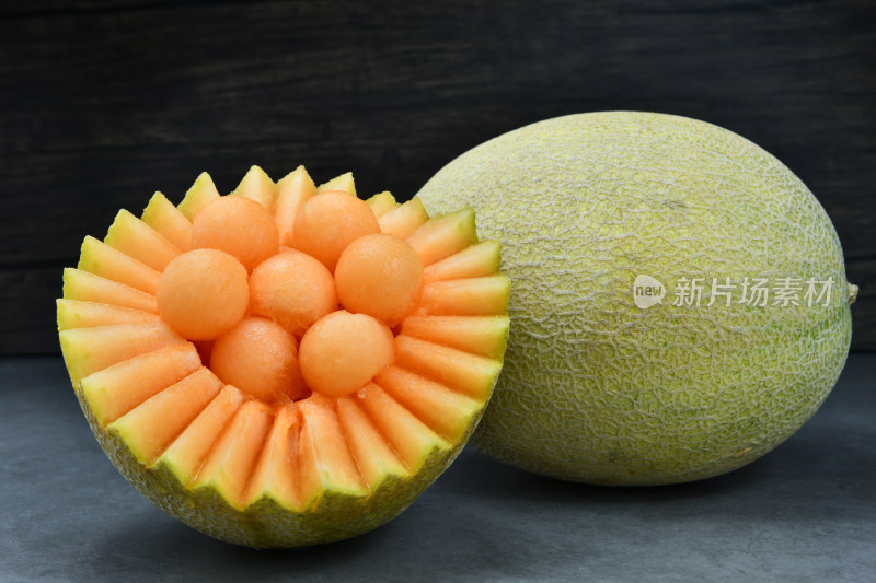 成熟的哈密瓜