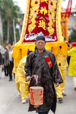 广东潮汕中国非遗英歌舞古镇戏曲盛装巡游