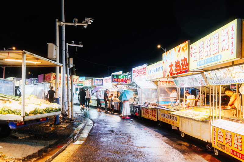 通辽九中夜市