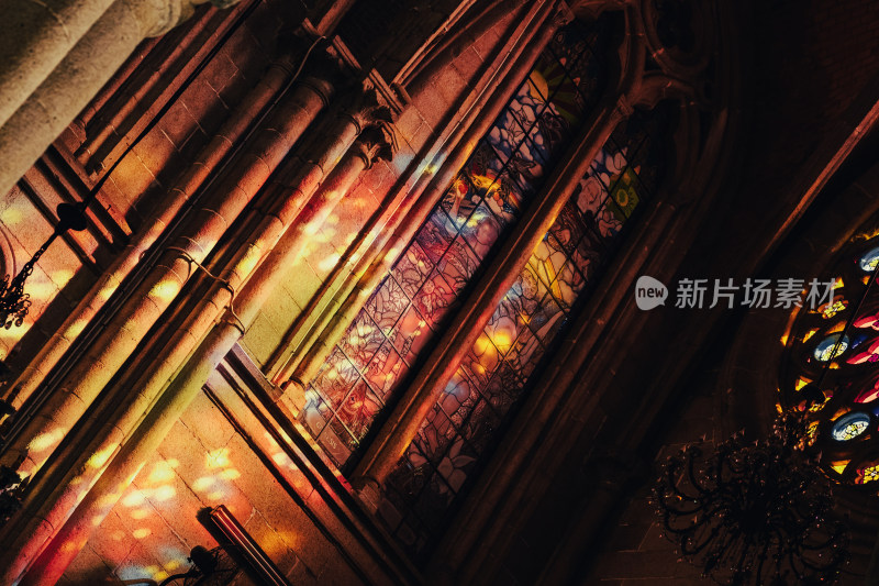 广州石室圣心大教堂光影折射