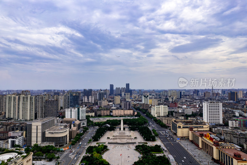 江西南昌八一广场航拍图