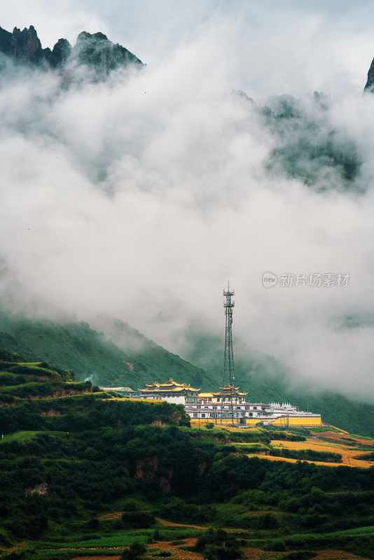 甘南秘境净土扎尕那云海唯美