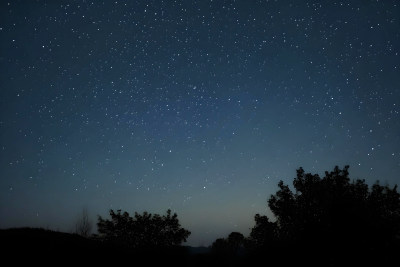 天空背景星空蓝色壁纸