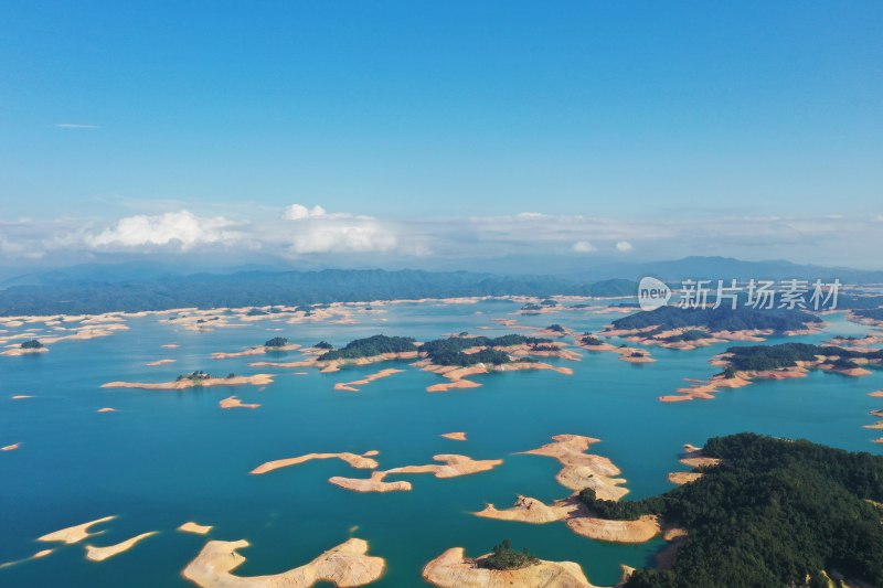 河源万绿湖 湖泊 千岛湖