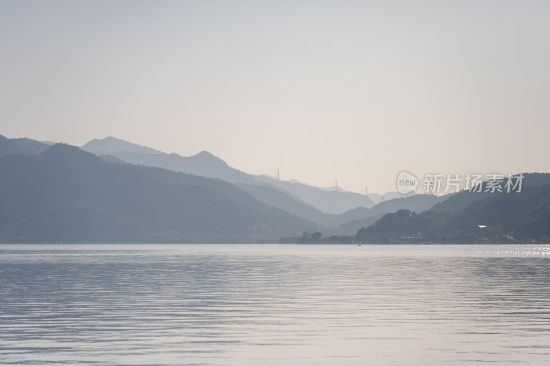 浙江宁波东钱湖小普陀景区风光