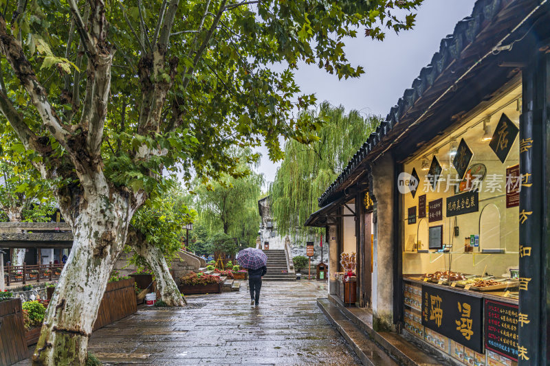 浙江湖州南浔古镇江南水乡风景