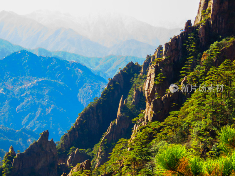 中国安徽黄山旅游风光