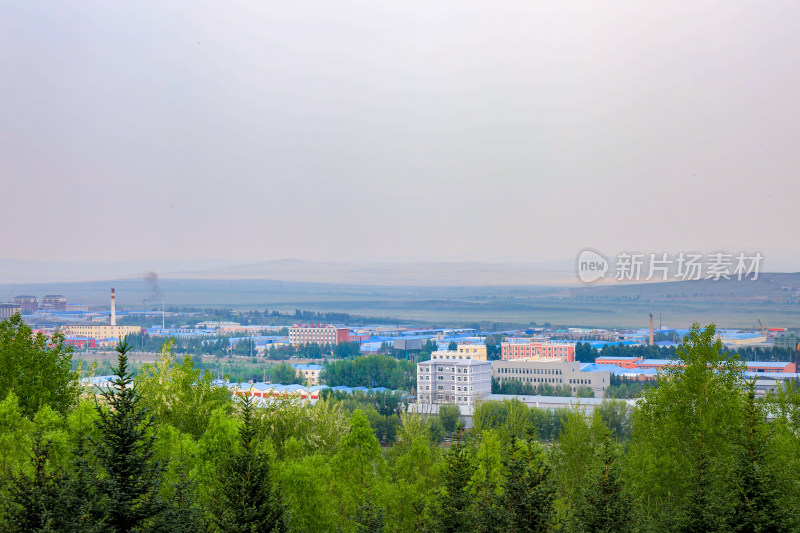 满洲里市全景