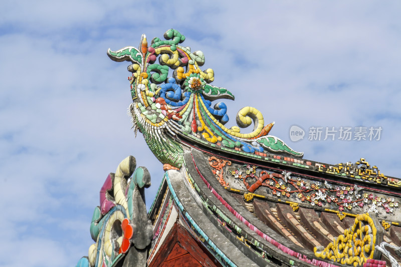 潮州开元古寺古建筑特写