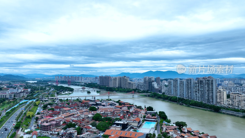 漳州古城航拍摄影照片福建省漳州市城市风光