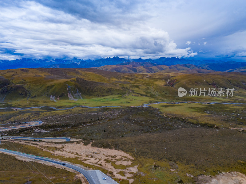 川西理塘格聂自然风景