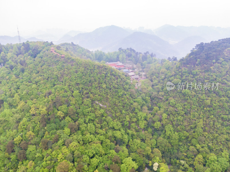 贵州贵阳黔灵山公园航拍