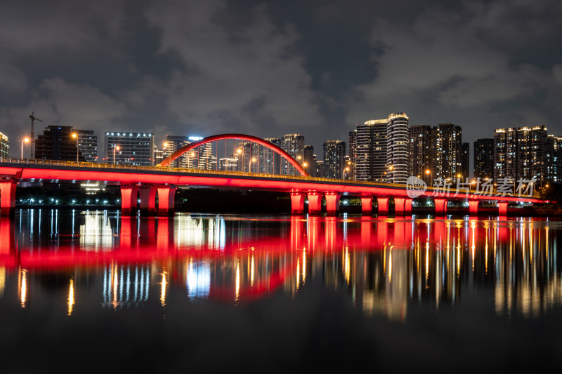 厦门五缘湾公园夜景