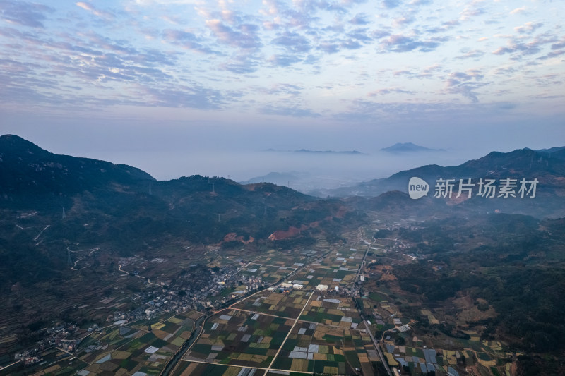 福建霞浦滩涂海上日出朝霞自然风光