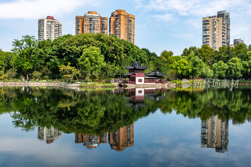 上海和平公园景点景观