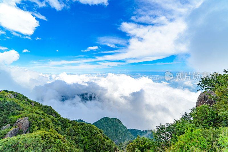 四川峨眉山自然风光