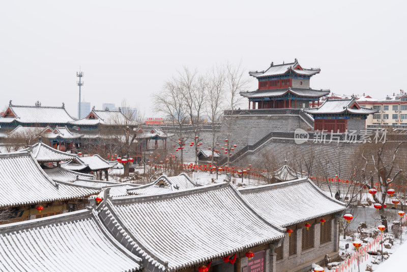 青州古城古街建筑风光