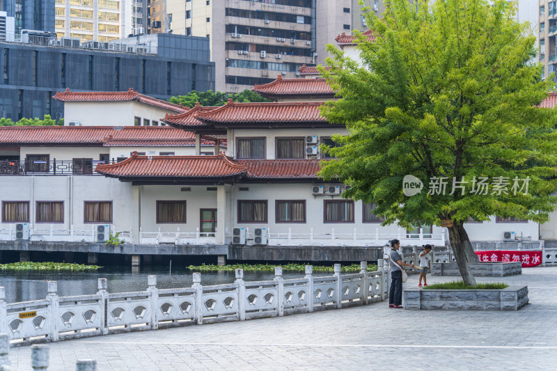 武汉江岸区小南湖公园风景