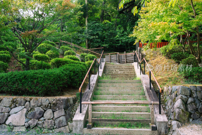 日本京都伏见稻荷大社园林景观