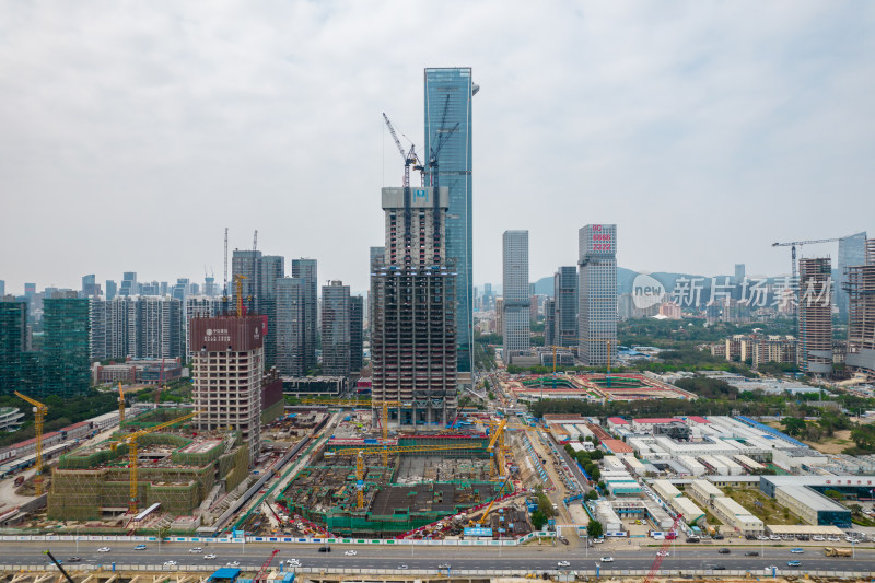 深圳湾超级总部基地建设工地