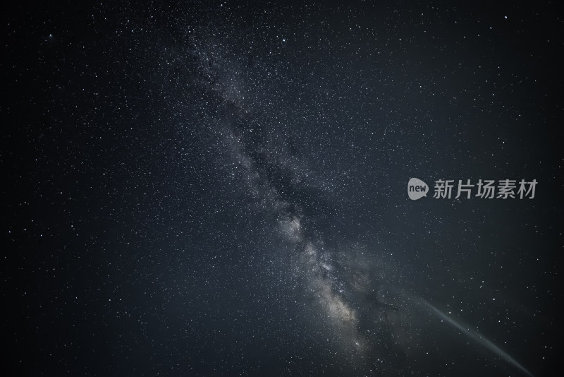 夜空下的银河系景象
