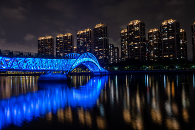 厦门五缘湾公园夜景