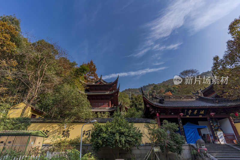 杭州千年古刹法华寺古建筑