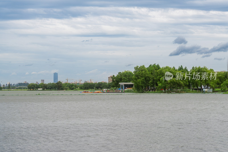 湖州西山漾湿地公园（丝绸小镇）景区风光