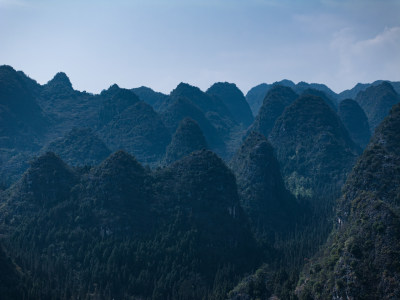 贵州4A景区万峰林航拍