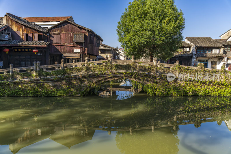 绍兴安昌古镇江南水乡风景