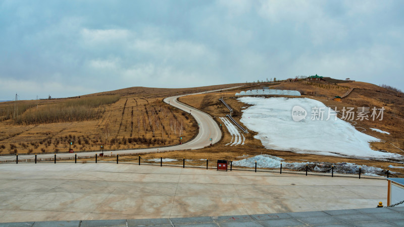 内蒙古呼伦贝尔额尔古纳湿地公园滑雪场