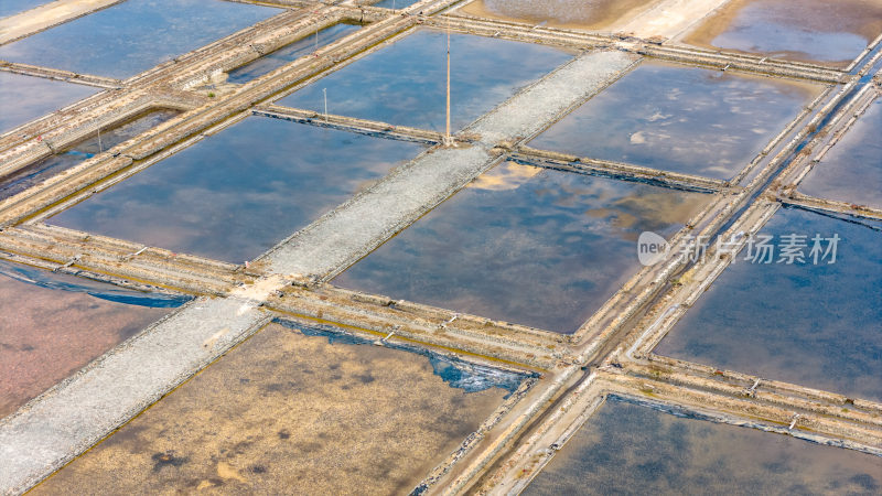 湛江市雷州盐场马留盐田