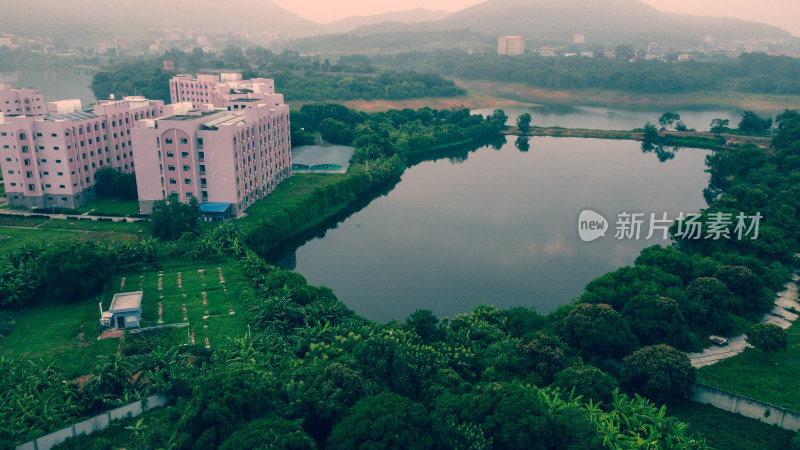 航拍泉州洛江区马甲镇