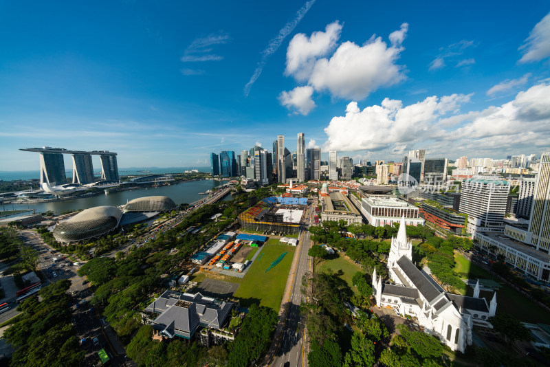 新加坡滨海湾景观