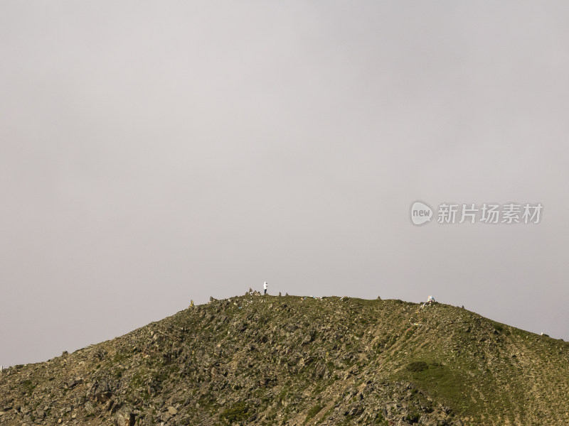 四川贡嘎雪山子梅垭口航拍