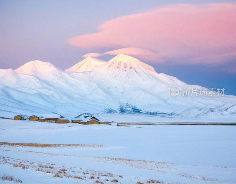 高山雪地