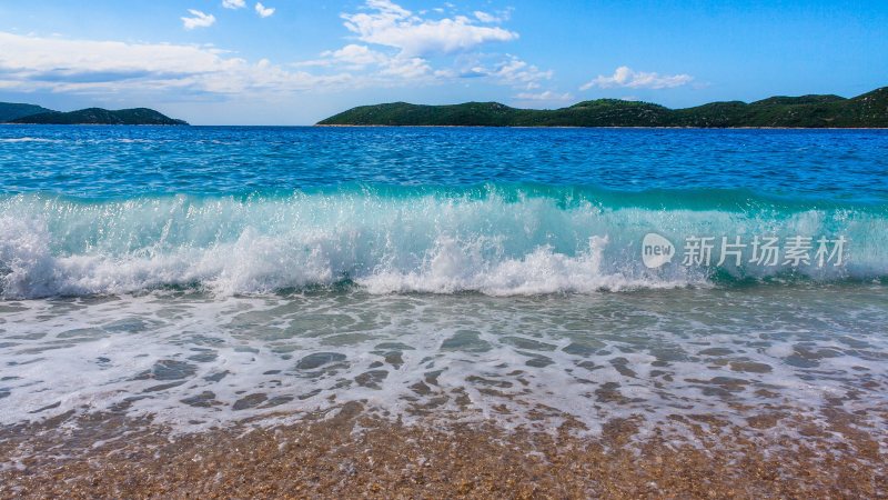 大海浪花巨浪浪潮汹涌海浪波涛汹涌