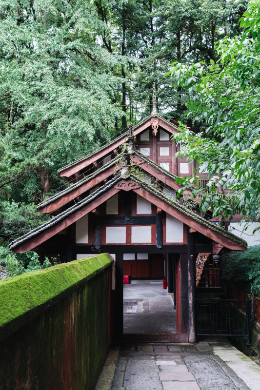 都江堰景区的历史建筑